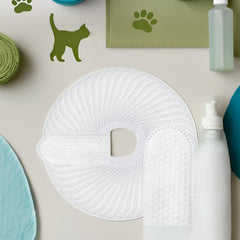JIYUANCH cotton finger cots texture close-up highlighting breathable fabric.