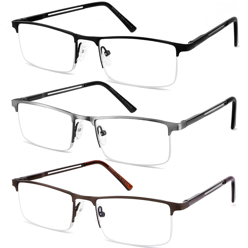 JJWELL 3-pack blue light glasses packaging highlights easy storage and ready-to-travel convenience.