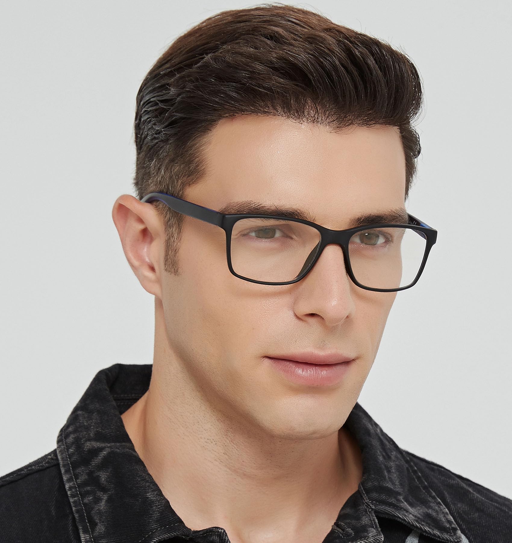JJWELL spring hinge glasses demonstrated for comfortable wear and durability
