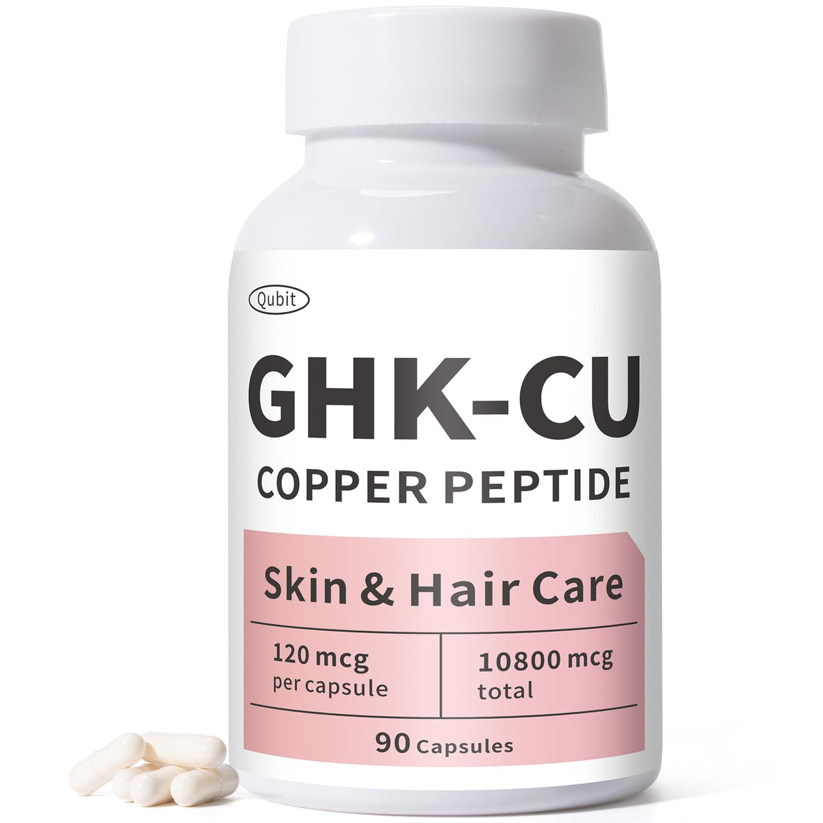 Jkrova GHK-Cu bottle showing copper peptide supplement for daily skin and hair support