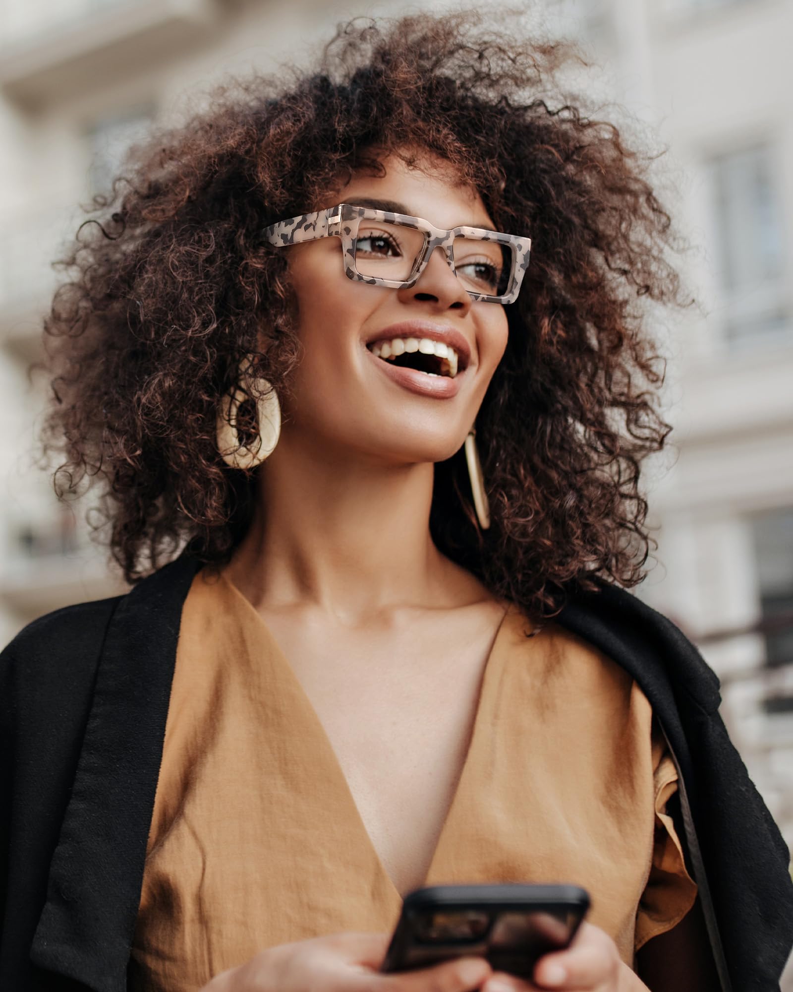 JM Oprah-style reading glasses spring hinge for comfortable all-day wear