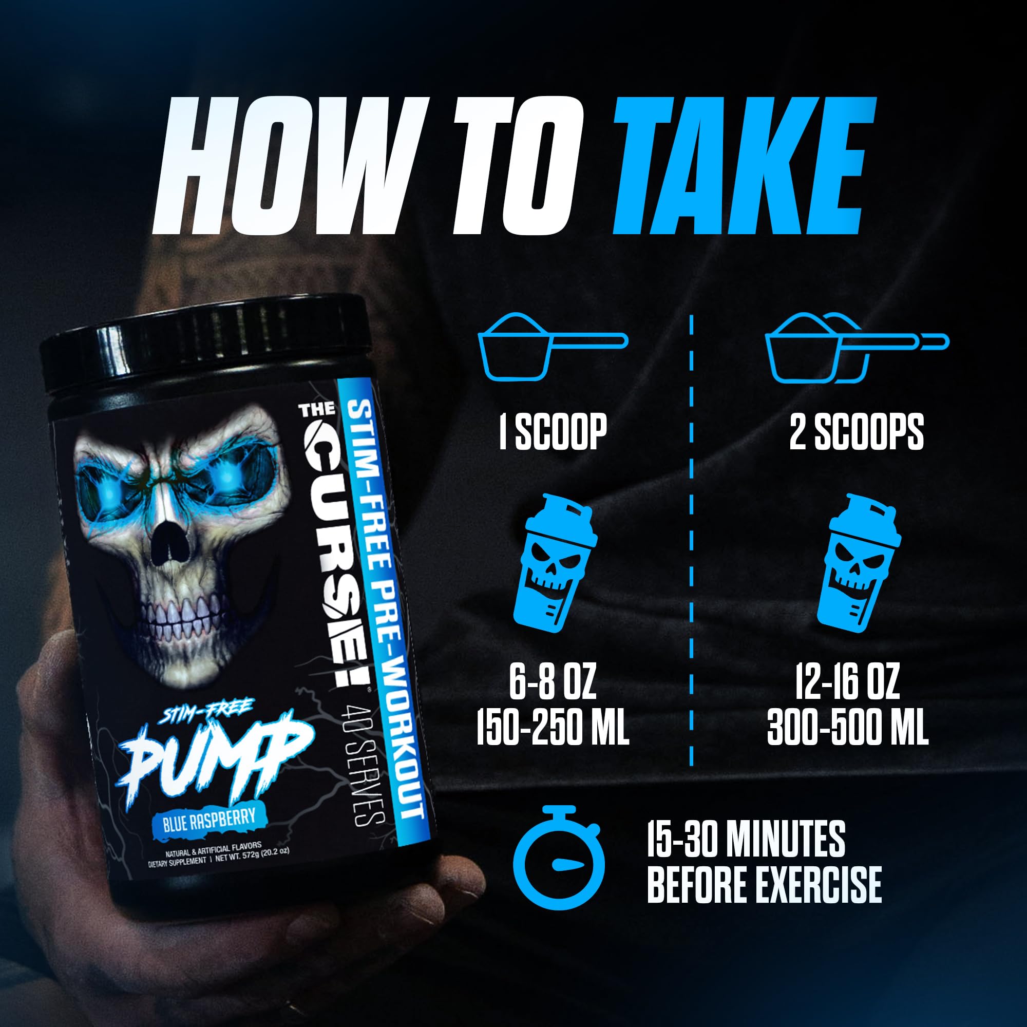 JNX Sports The Curse! Pump endurance scene conveys sustained focus and pumps.