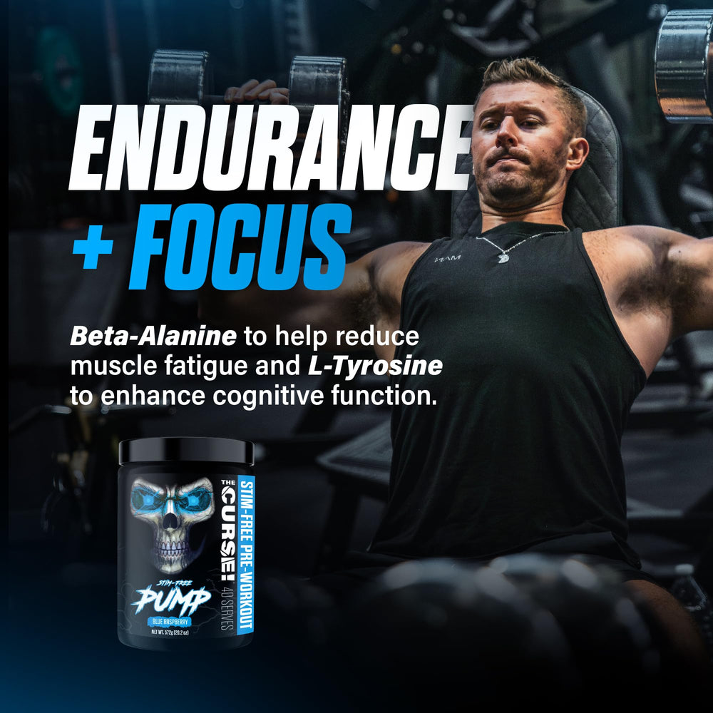 JNX Sports The Curse! Pump Himalayan salt detail implies hydration support.