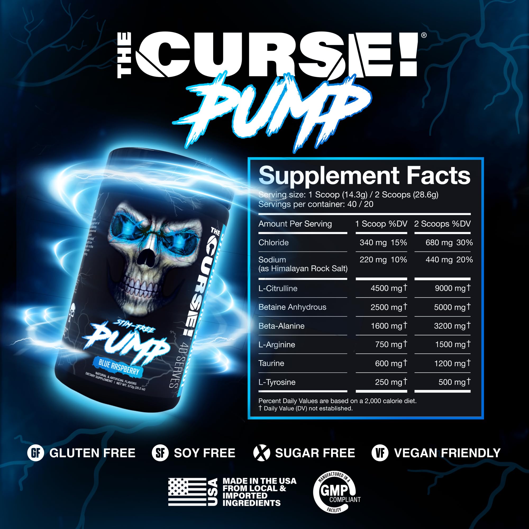JNX Sports The Curse! Pump powder dissolving in water for quick, smooth mixing.