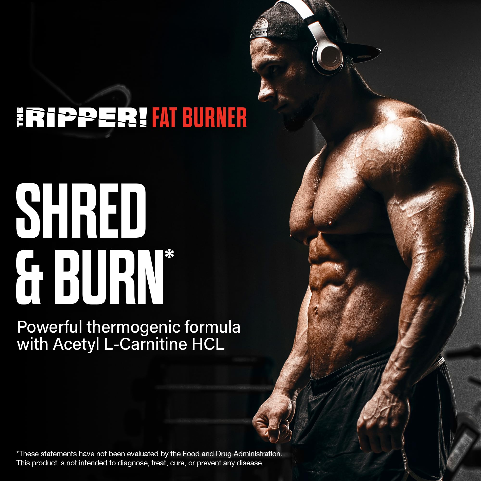 Gym scene featuring The Ripper in use for focus and endurance