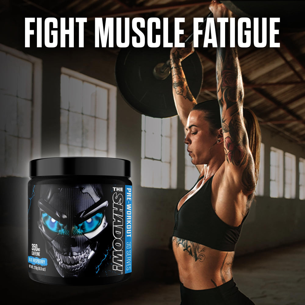 Ingredient label close-up communicates science-backed components like beta-alanine and taurine.