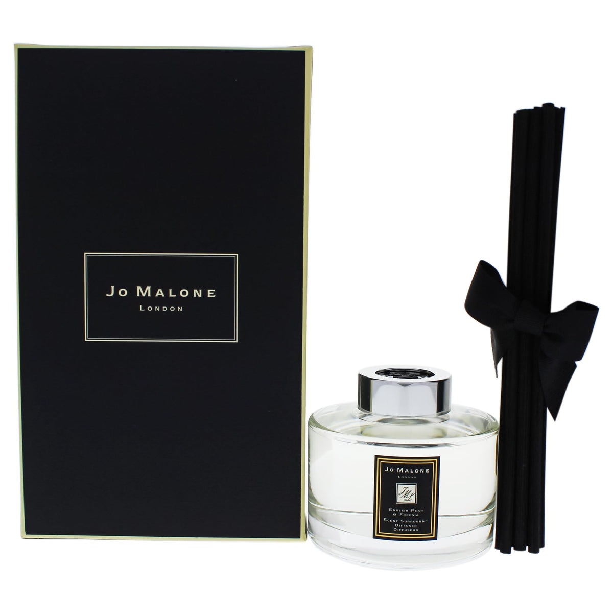 Jo Malone English Pear and Freesia diffuser bottle adds an elegant scent to living spaces