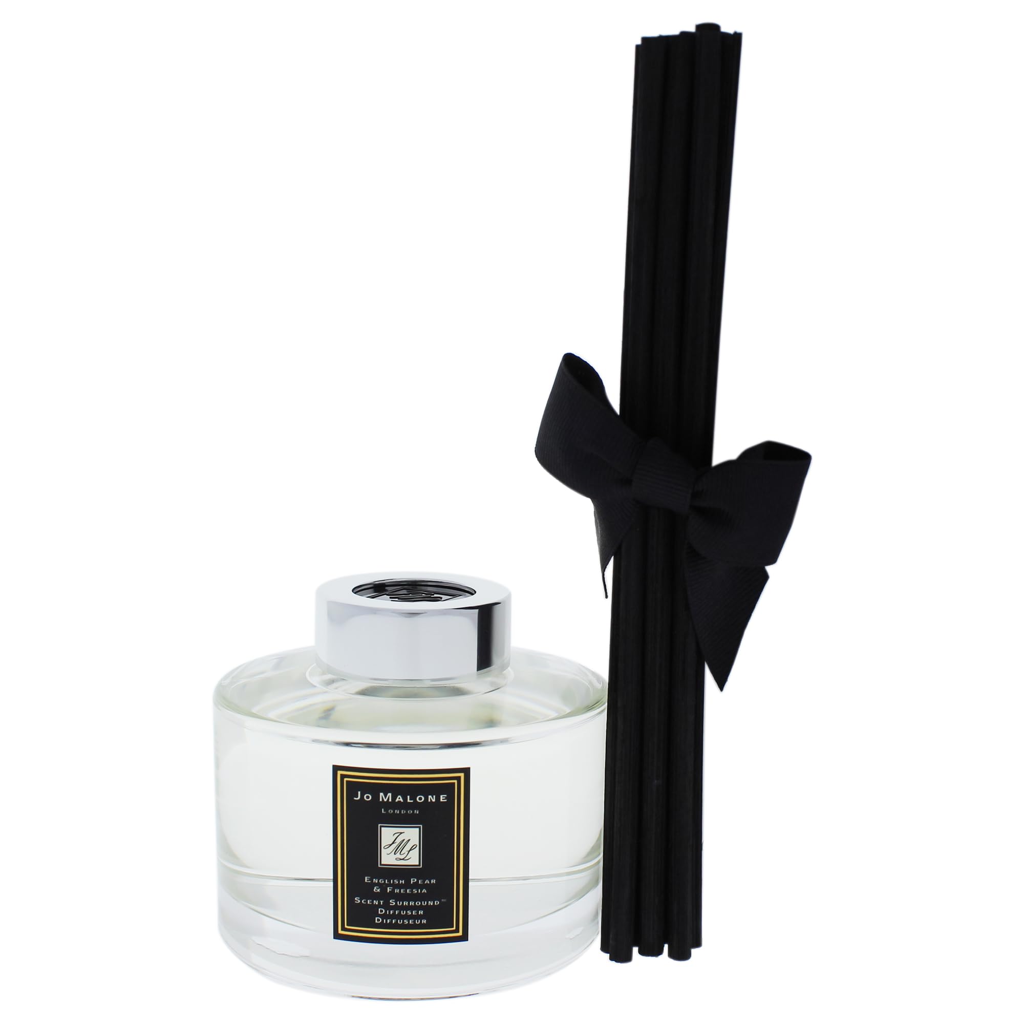 Jo Malone diffuser closeup highlighting pear and freesia notes for a fresh ambiance