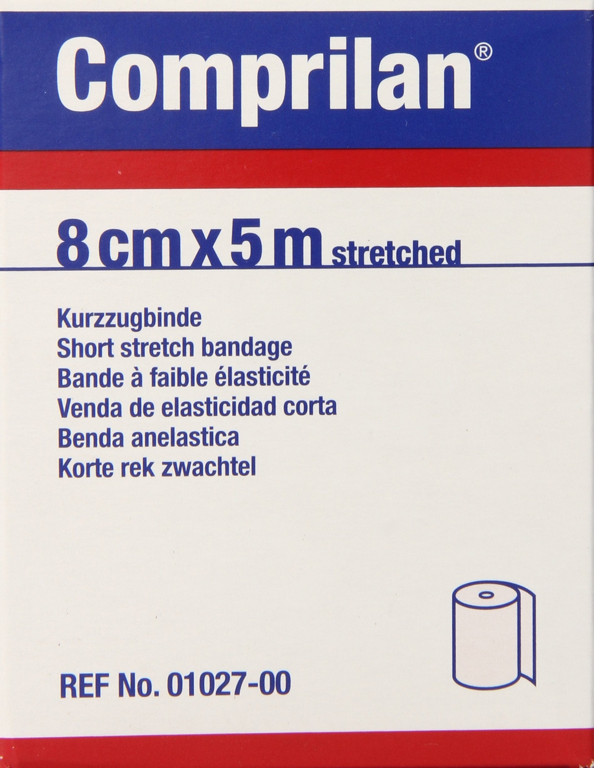 Jobst Comprilan cotton bandage highlights latex-free fabric for sensitive skin comfort