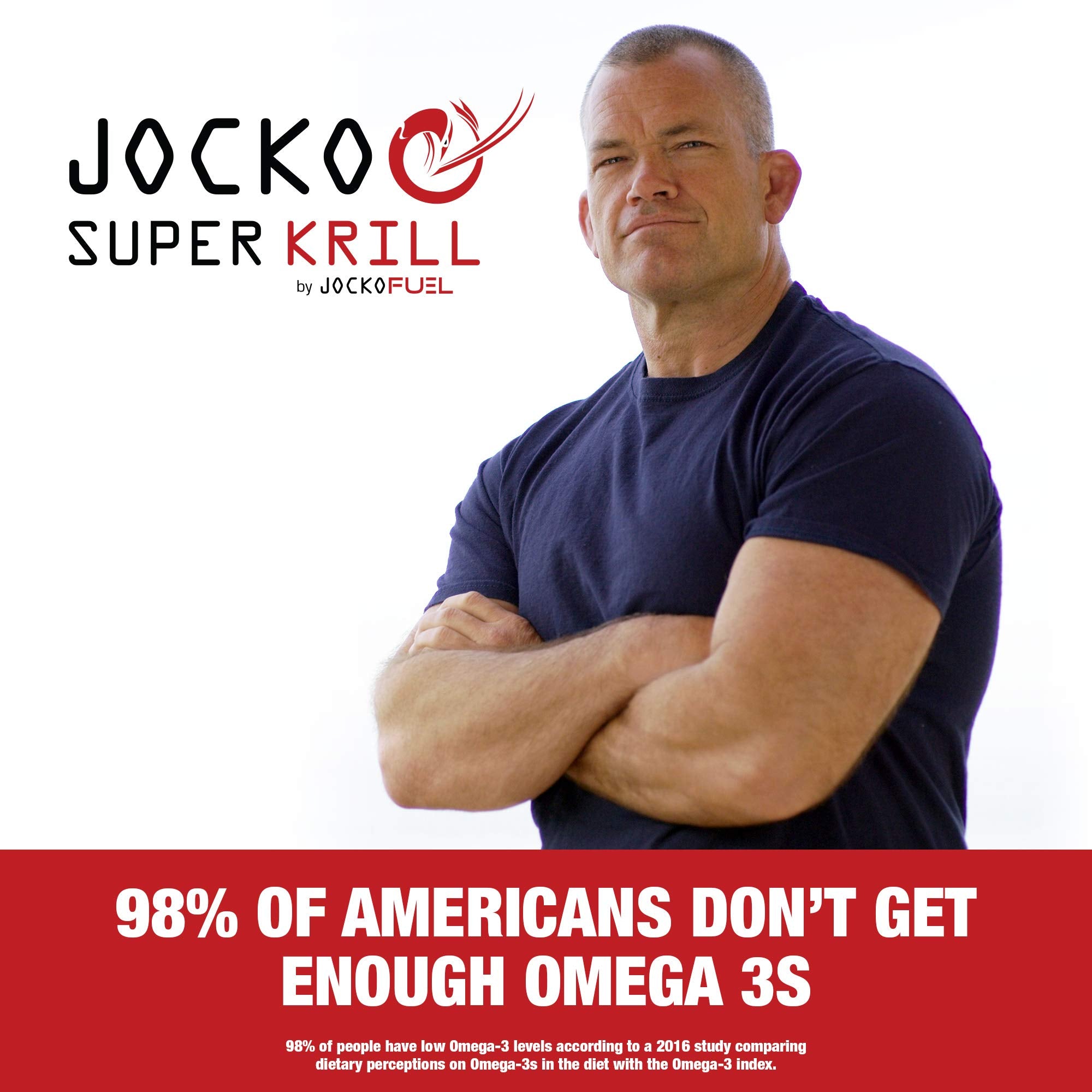 Jocko Fuel Antarctic Krill Oil lifestyle shot in an active routine