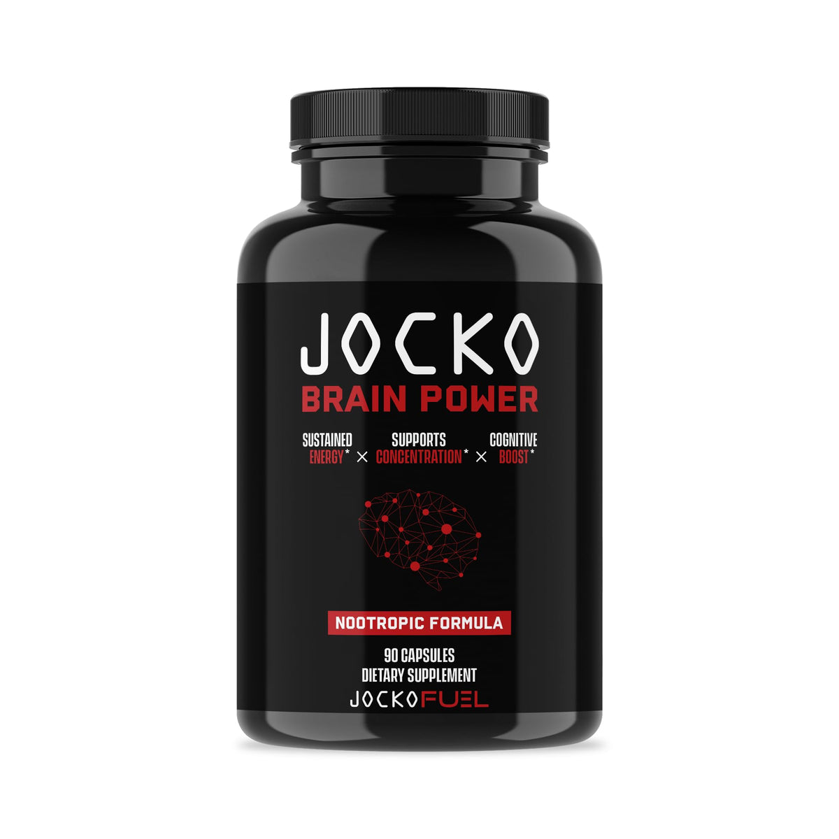 Jocko Fuel Brain Power bottle for sustained energy and focused everyday use