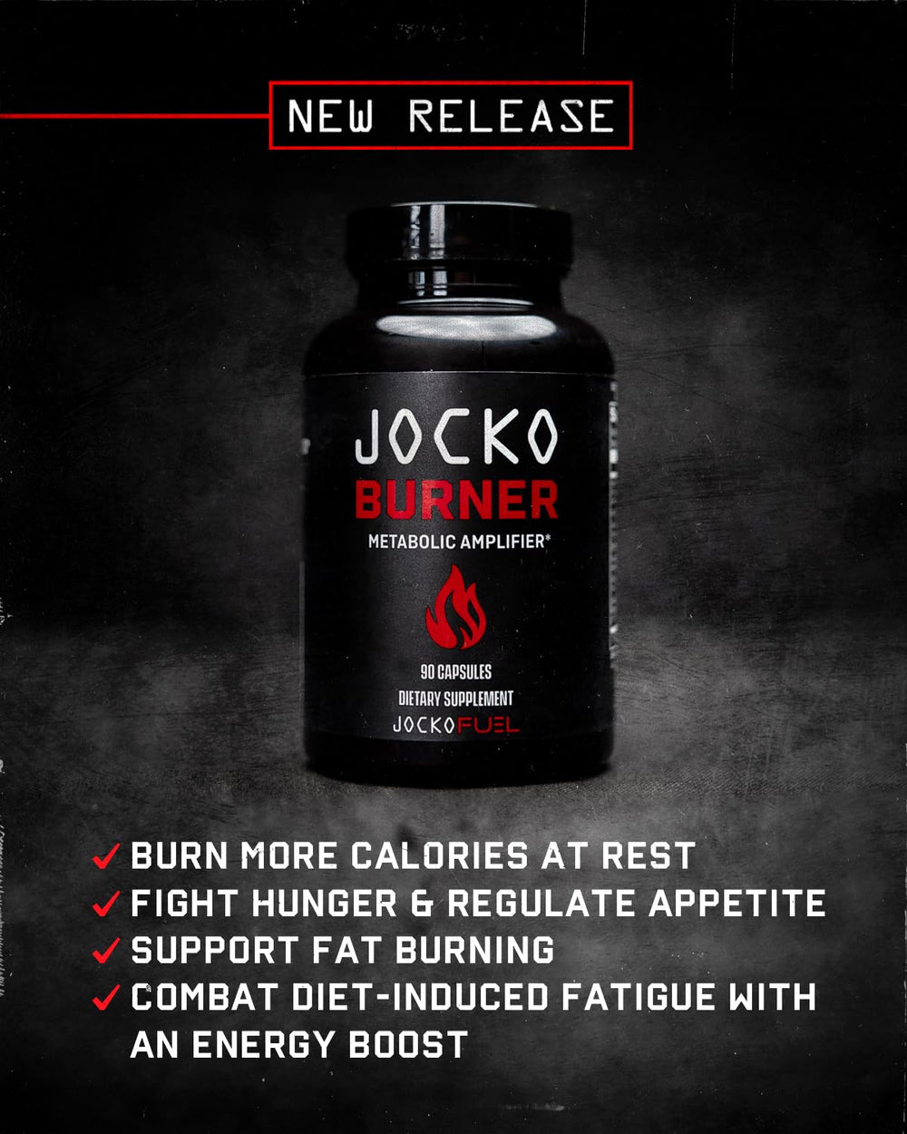 Jocko Fuel Burner bottle with water for a daily on-the-go routine