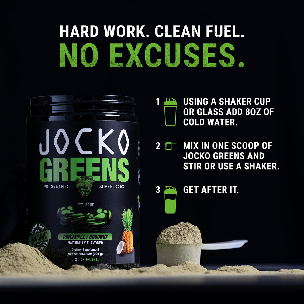 Transparent-label ingredients from Jocko Fuel Daily Greens build trust