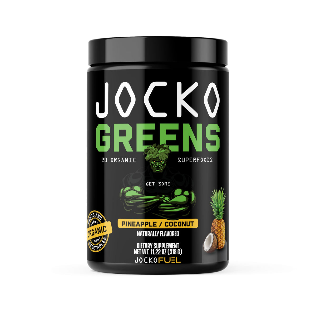 Jocko Fuel Daily Greens tub front view for daily wellness