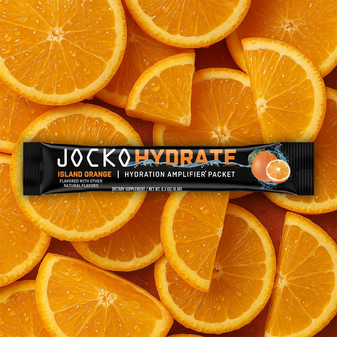 Electrolyte blend and functional carbohydrates noted on Hydrate label.