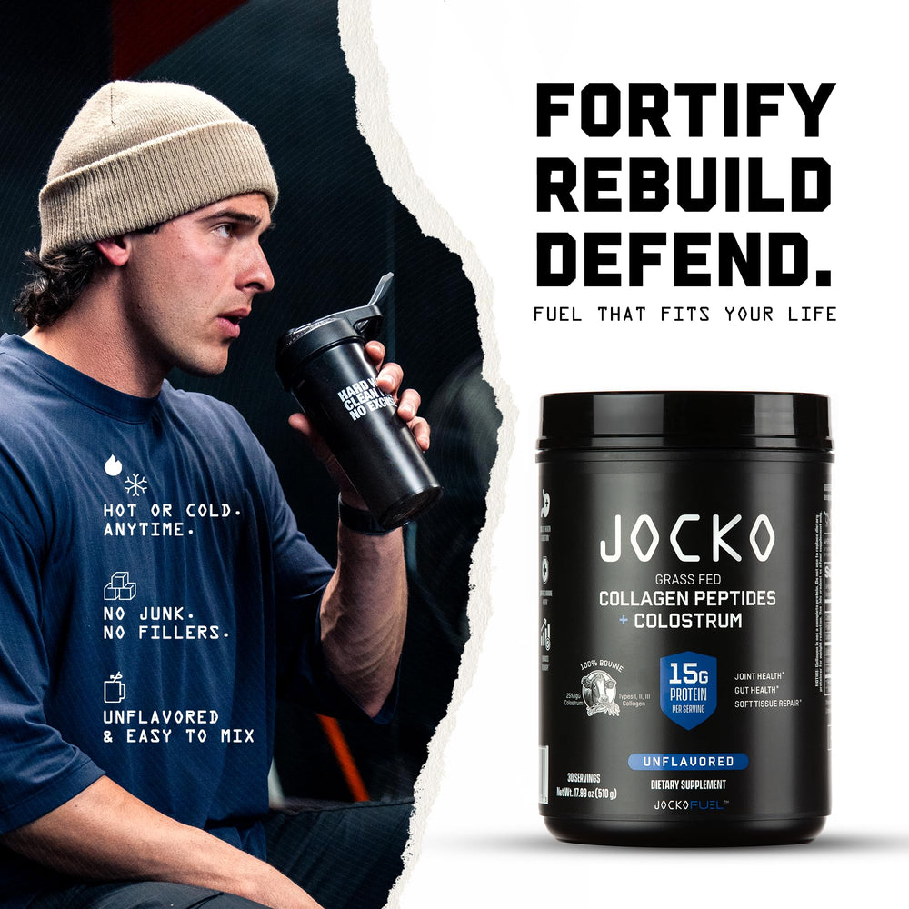 Jocko Fuel joint support graphic emphasizes stronger connective tissue potential.
