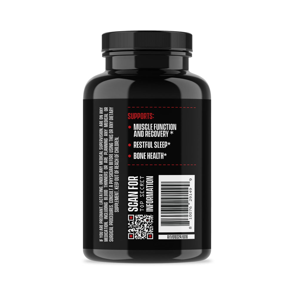 Package visuals of Jocko Fuel Magnesium Complex showing 30-day supply.