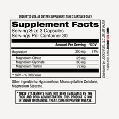 Side view of Jocko Fuel Magnesium Complex bottle for product details.