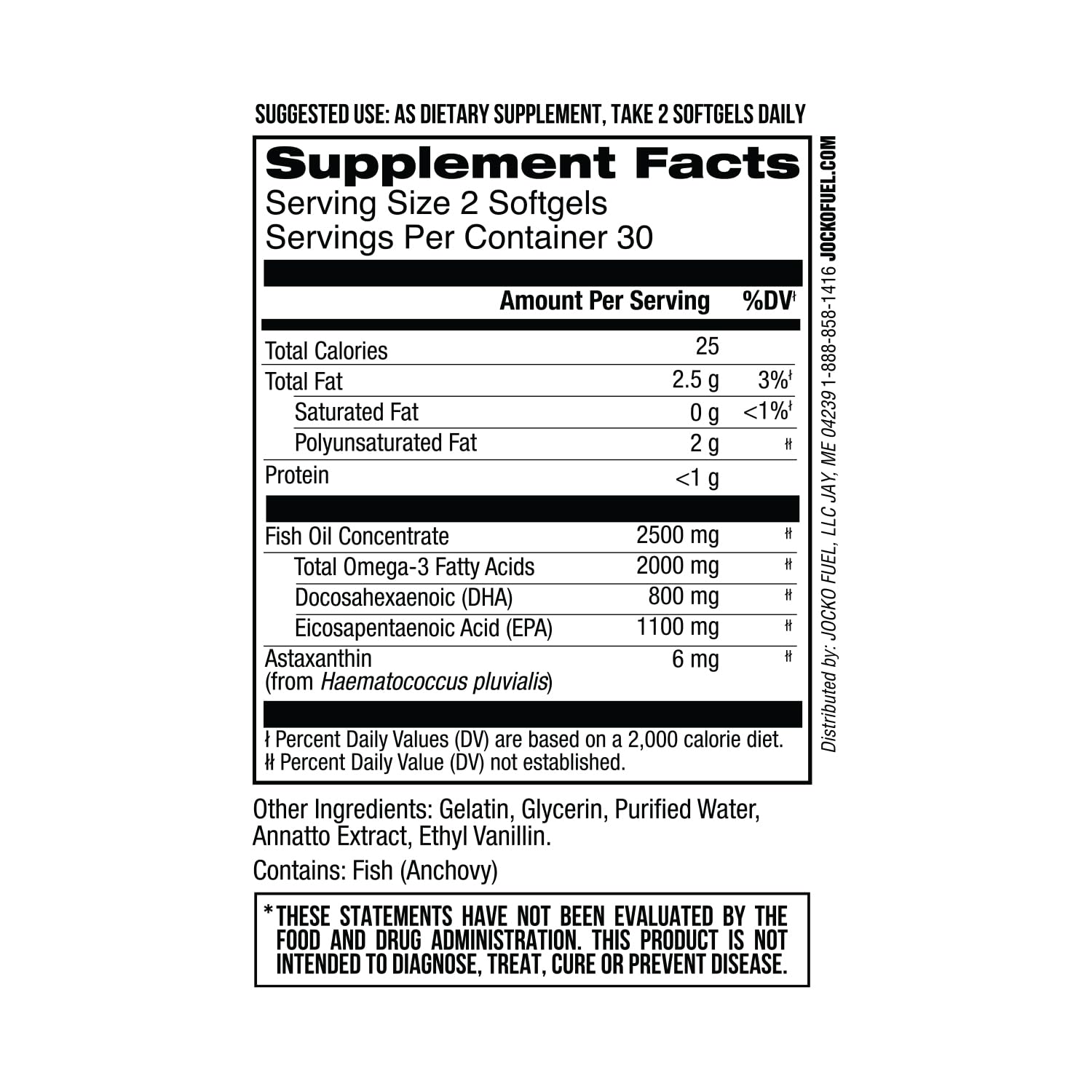 Jocko Fuel Omega-3 capsules close-up showing softgel consistency.
