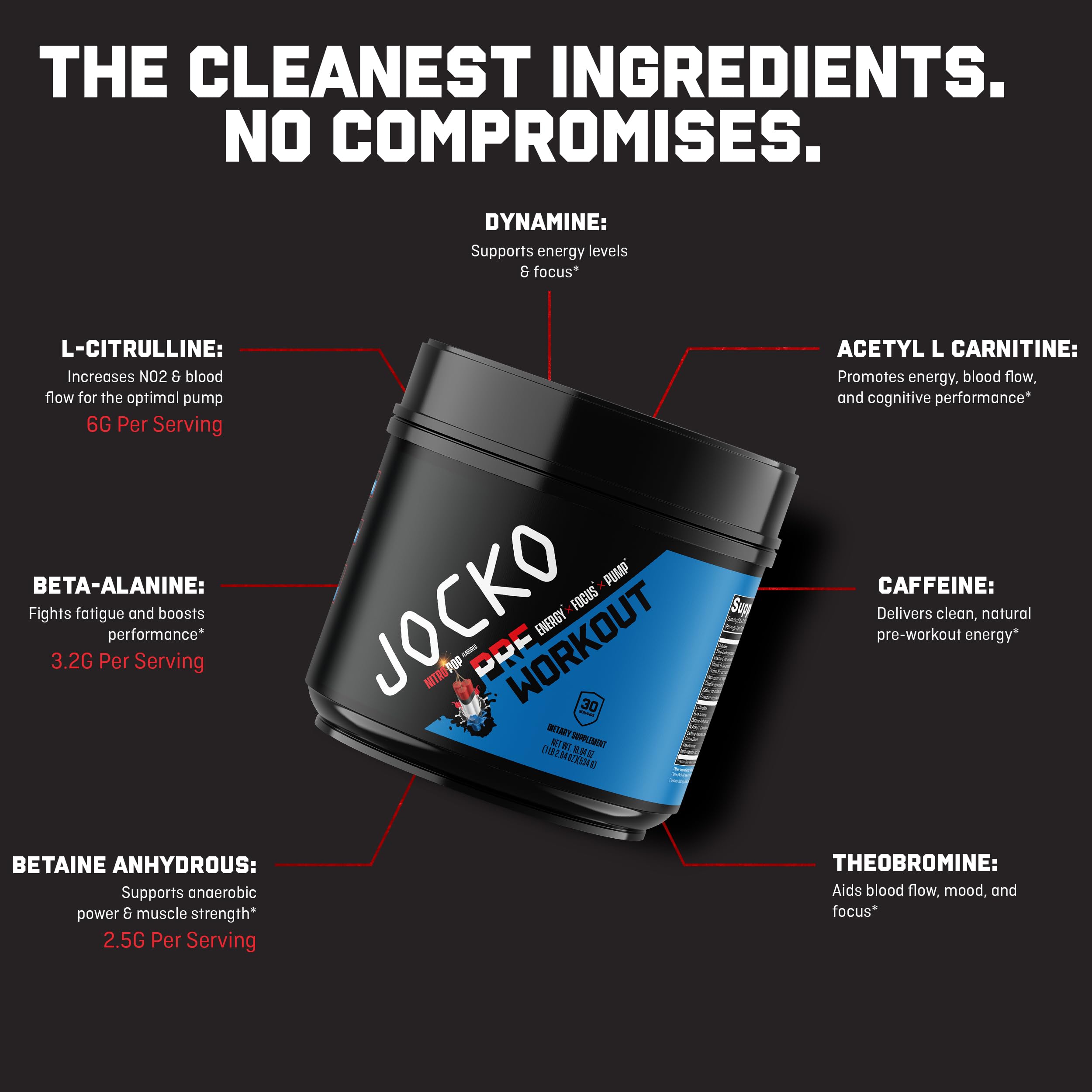Jocko Fuel Pre Workout powder dissolves smoothly in water