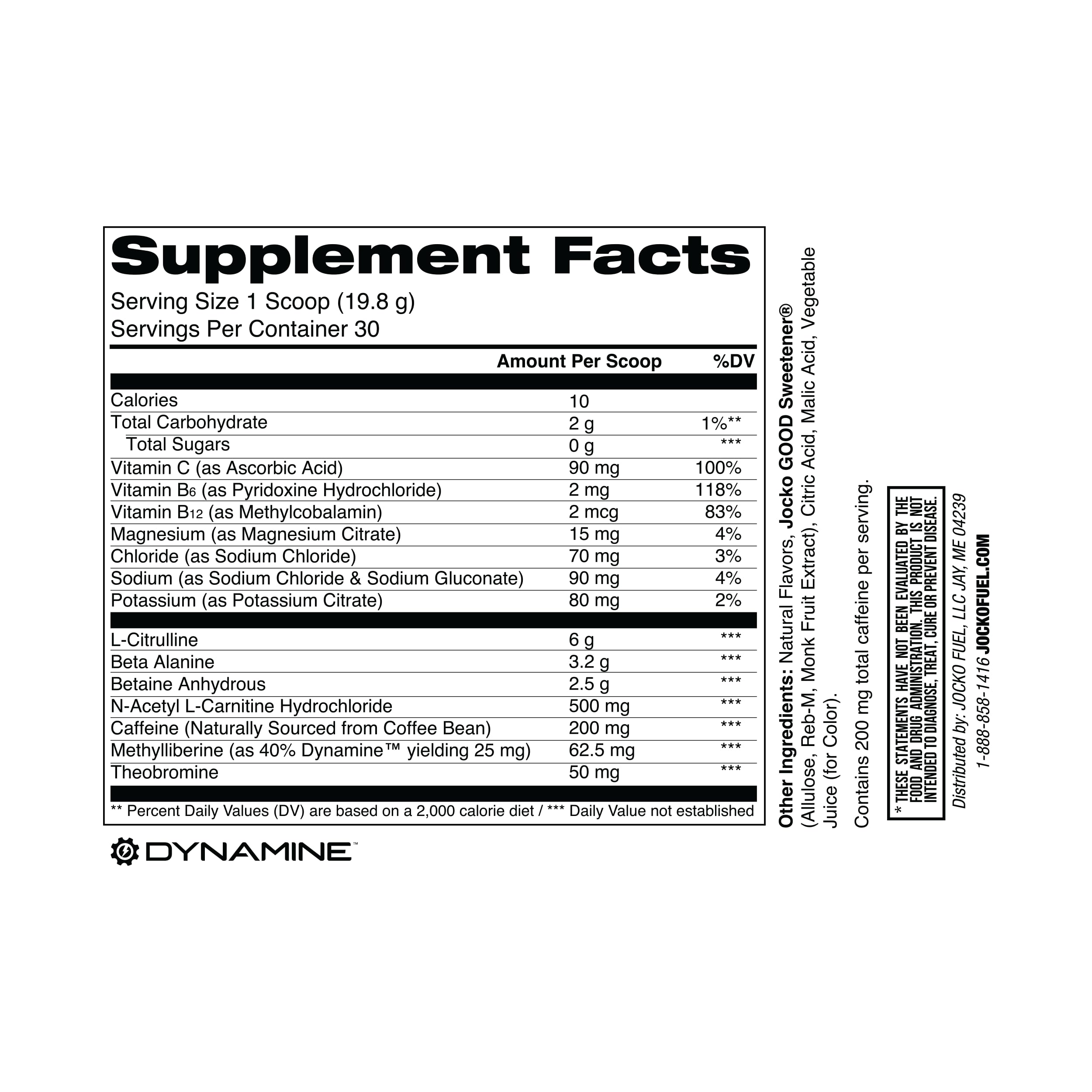 Scoop of Jocko Fuel pre-workout ready to mix for energy