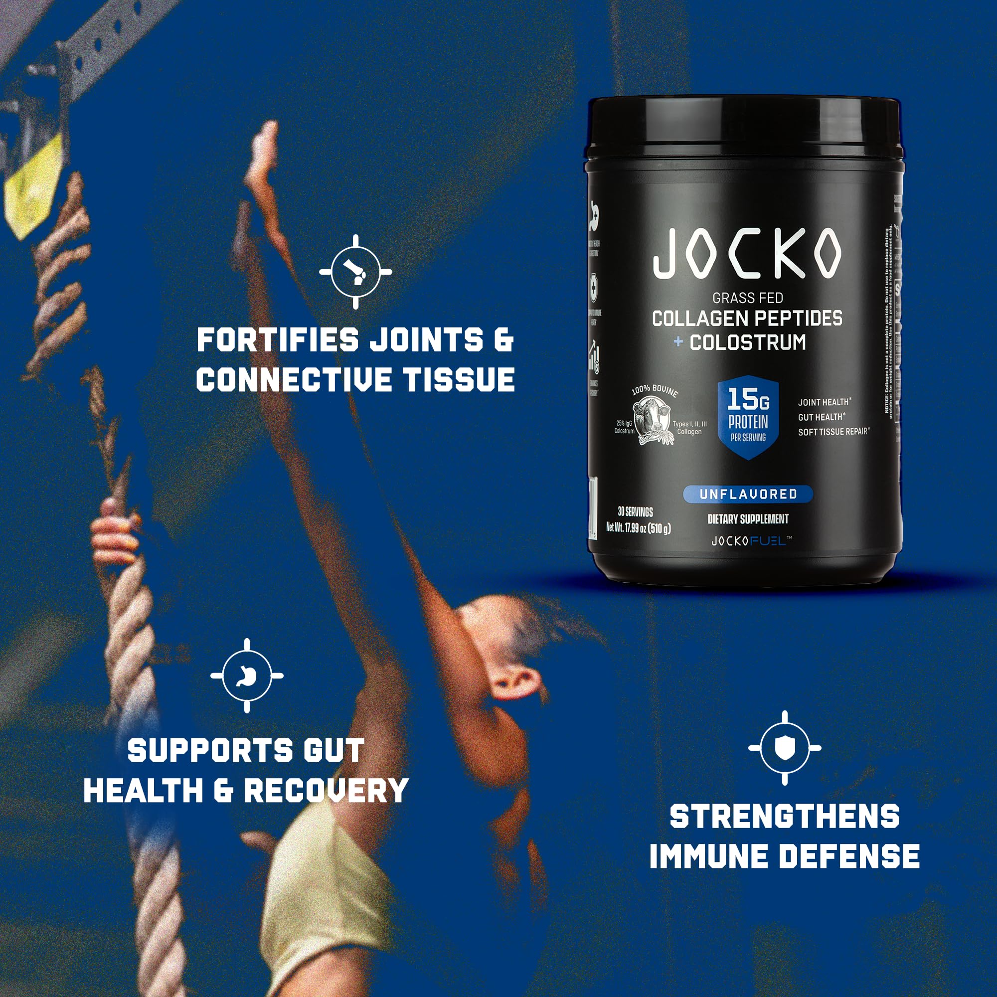 Jocko Fuel recovery scene with athletes conveys faster bounce-back after training.