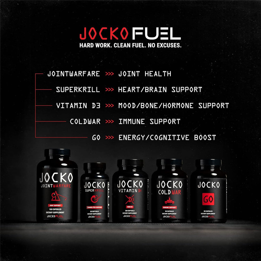 Jocko Fuel serving scoop demonstrates easy portion control for daily use.