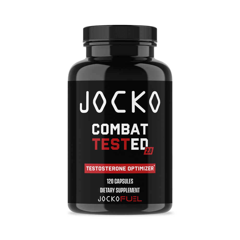Jocko Fuel Test Booster bottle front with a clean, performance-focused label