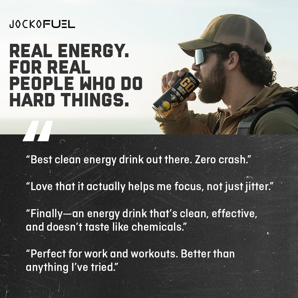Pouring Jocko GO Nitro Pop into a glass for a quick refresh