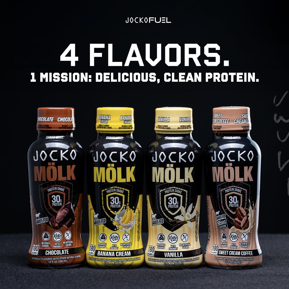 Grass-fed origin visual for Jocko Mölk Banana Cream protein source