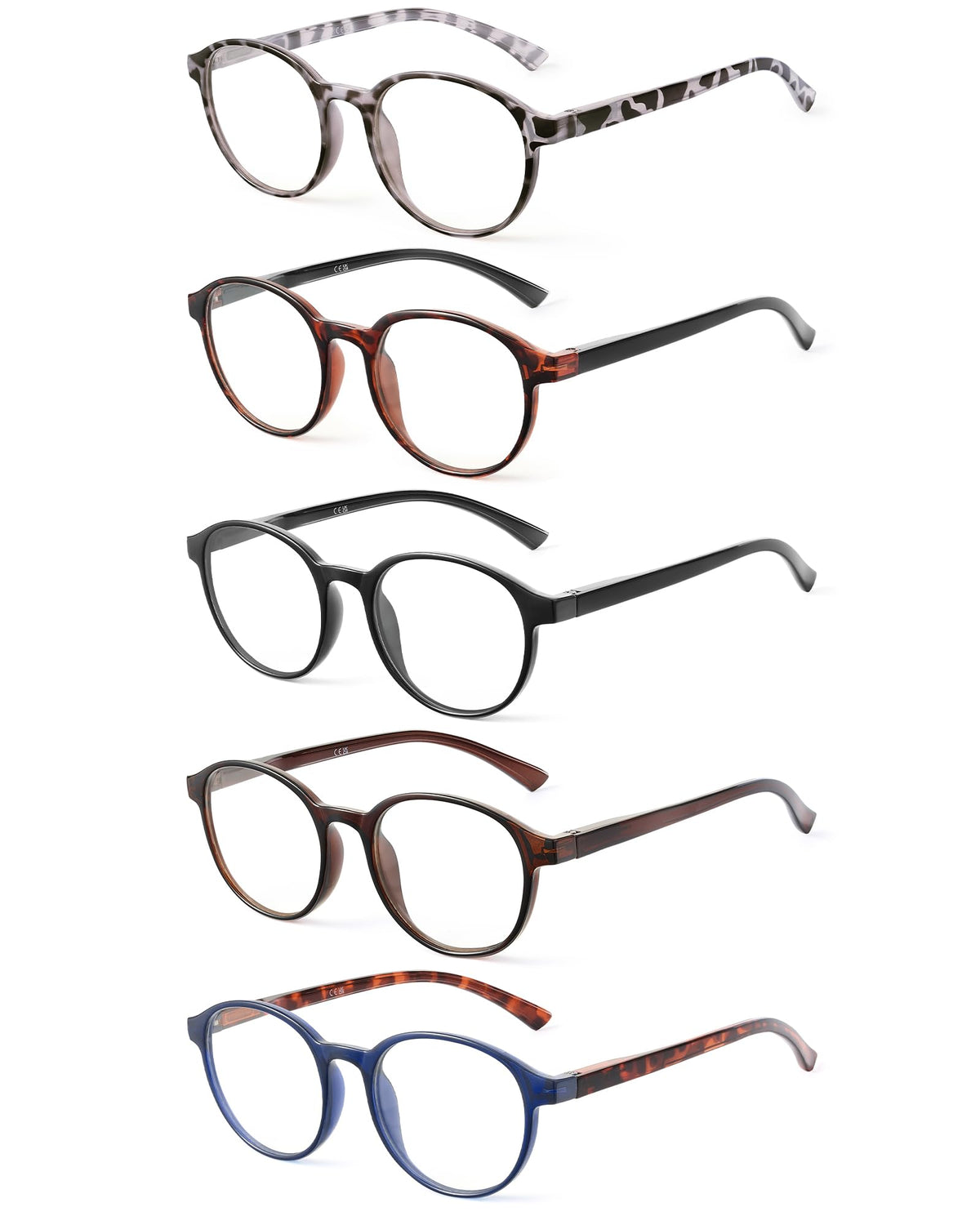 Gafas JOLISU lectura conjunto de cinco colores para uso diario