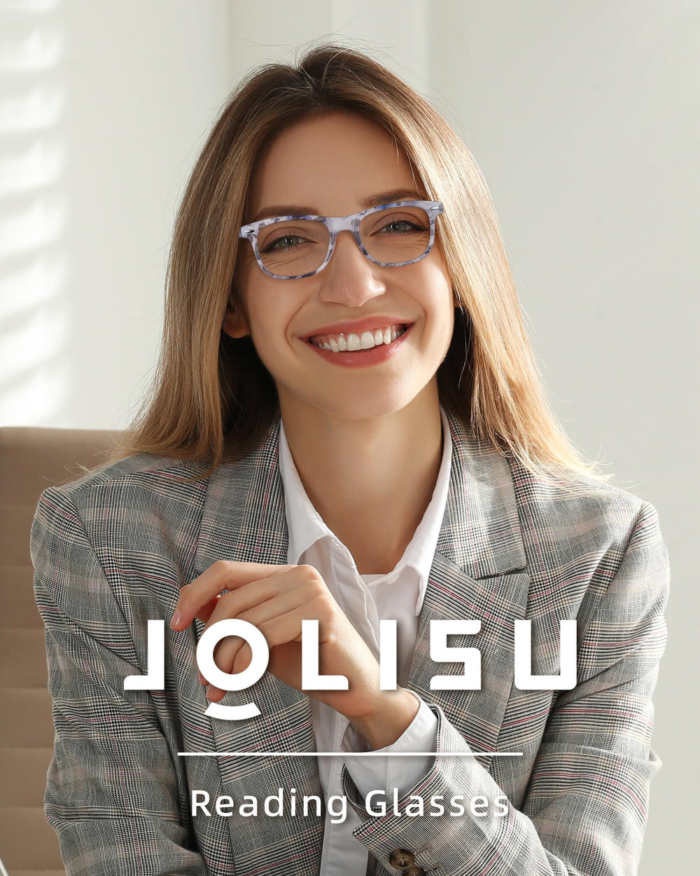 JOLISU adjustable spring hinges adapt to different faces with comfortable wear