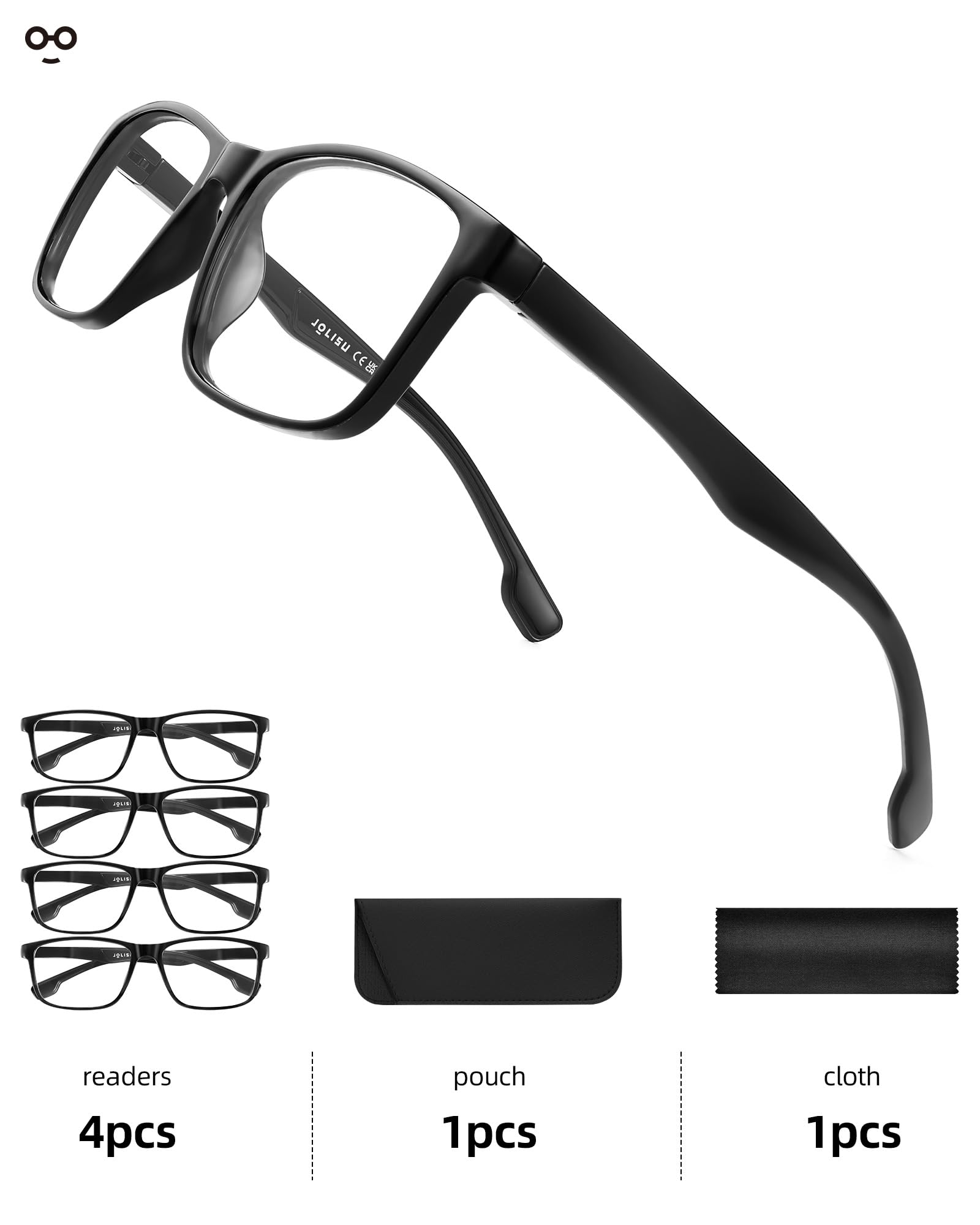 JOLISU blue light blocking glasses supporting reduced eye strain