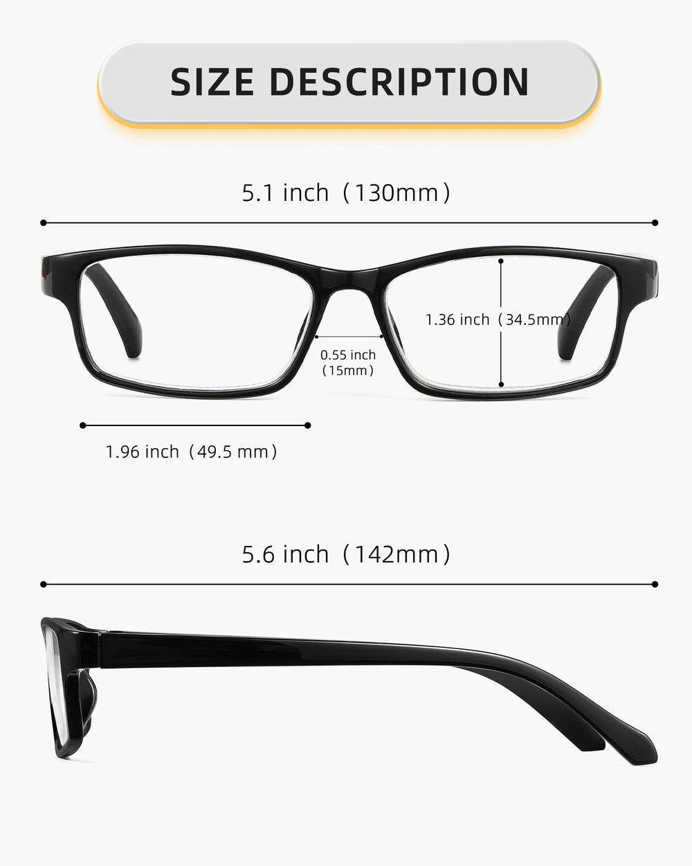 JOLISU Fashionista Readers worn by a man using a smartphone with reduced glare