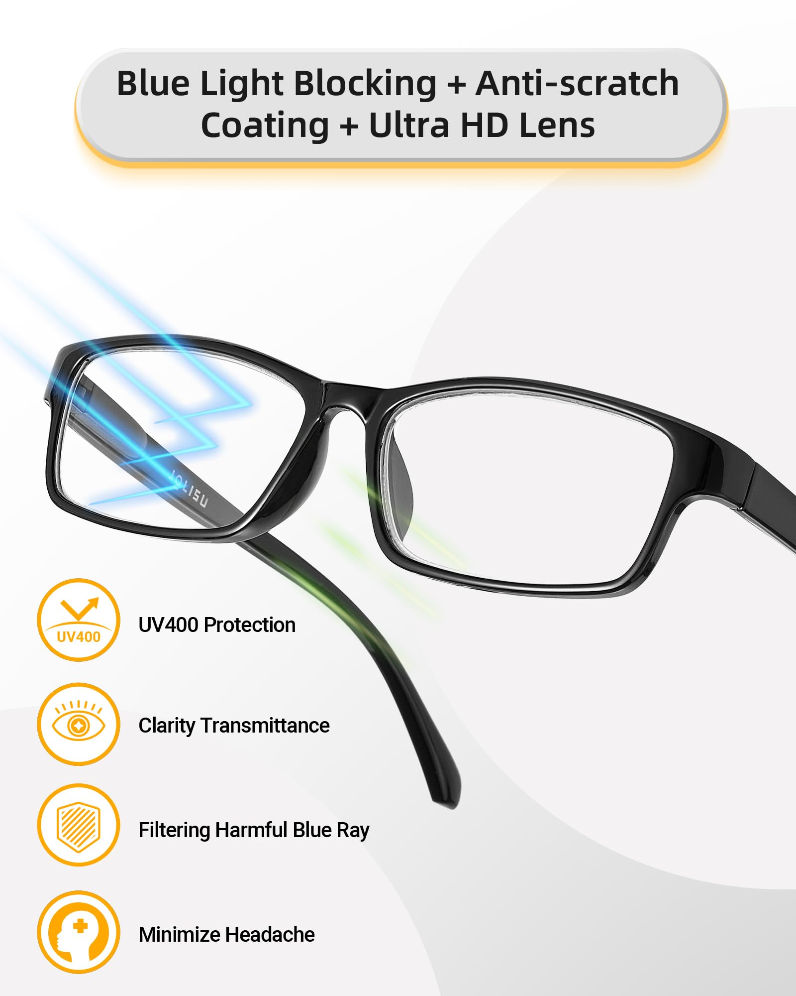 JOLISU Fashionista Readers patterned lightweight frame for daily style