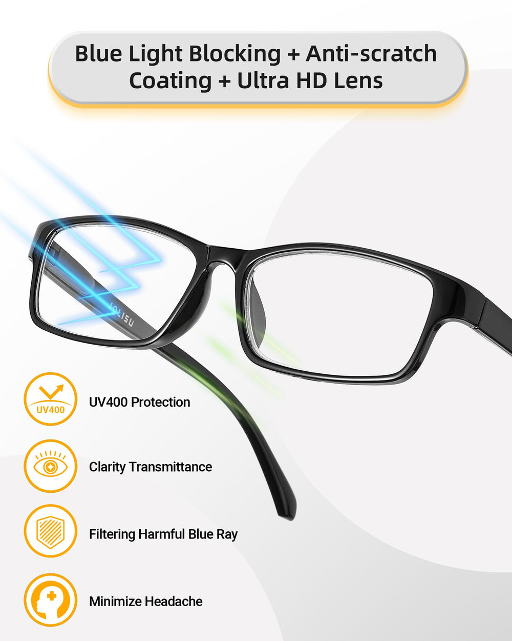 JOLISU five leather pouches protect glasses when not in use.