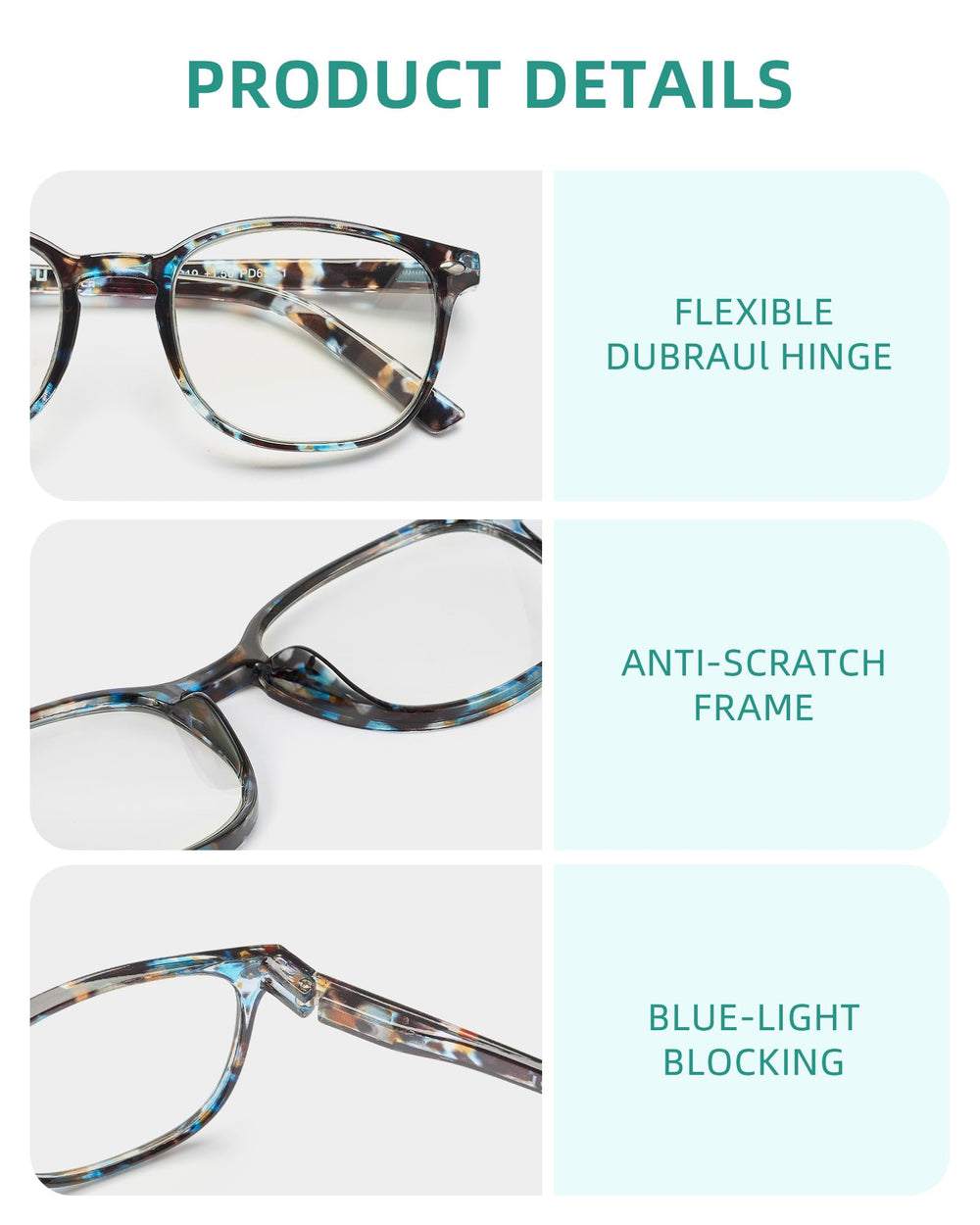 JOLISU lightweight reading glasses for women with a modern design.