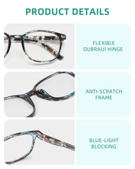 JOLISU lightweight reading glasses for women with a modern design.