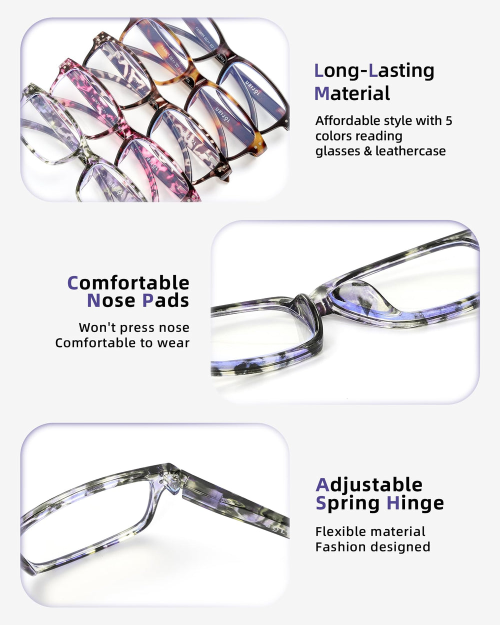 JOLISU scratch-resistant lenses deliver clear, true-color vision