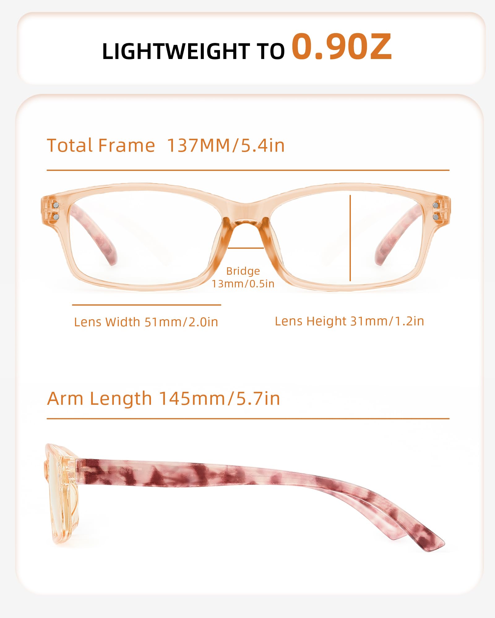 JOLISU reading glasses with spring hinges for a secure, flexible fit.