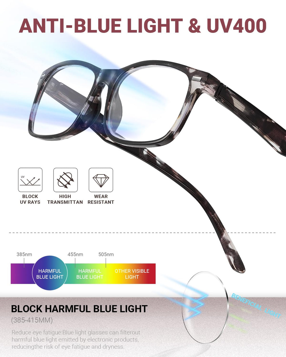 JOLISU five-pack image shows glasses, cleaning cloths, and soft pouches for easy on-the-go care.