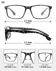 JOLISU spring hinge design provides flexible comfort for all-day wear