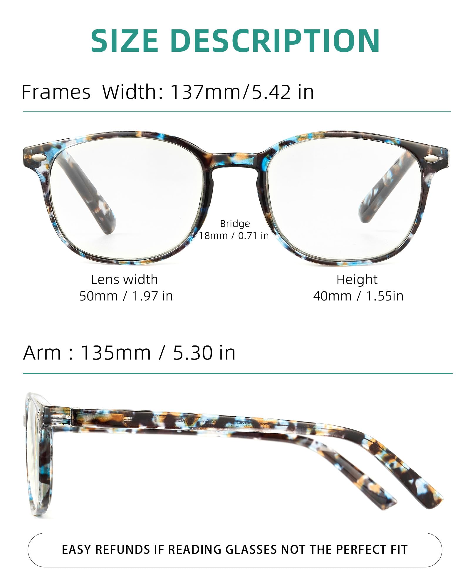 JOLISU spring hinge reading glasses for women with comfortable fit.