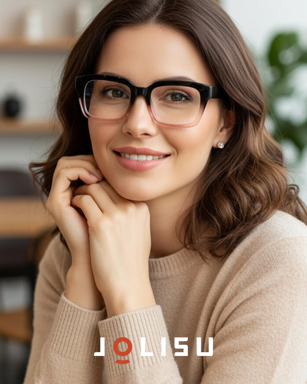 JOLISU 1.50 diopter glasses offer clear magnification for detailed tasks.
