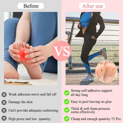 Jollidecor pad worn on the foot to protect calluses.