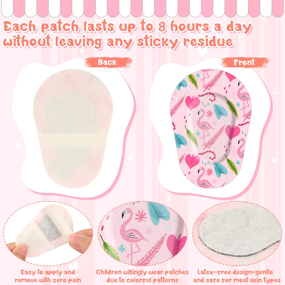 Jollidecor eye patch butterfly print combines charm with breathable comfort.