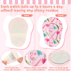 Jollidecor eye patch butterfly print combines charm with breathable comfort.