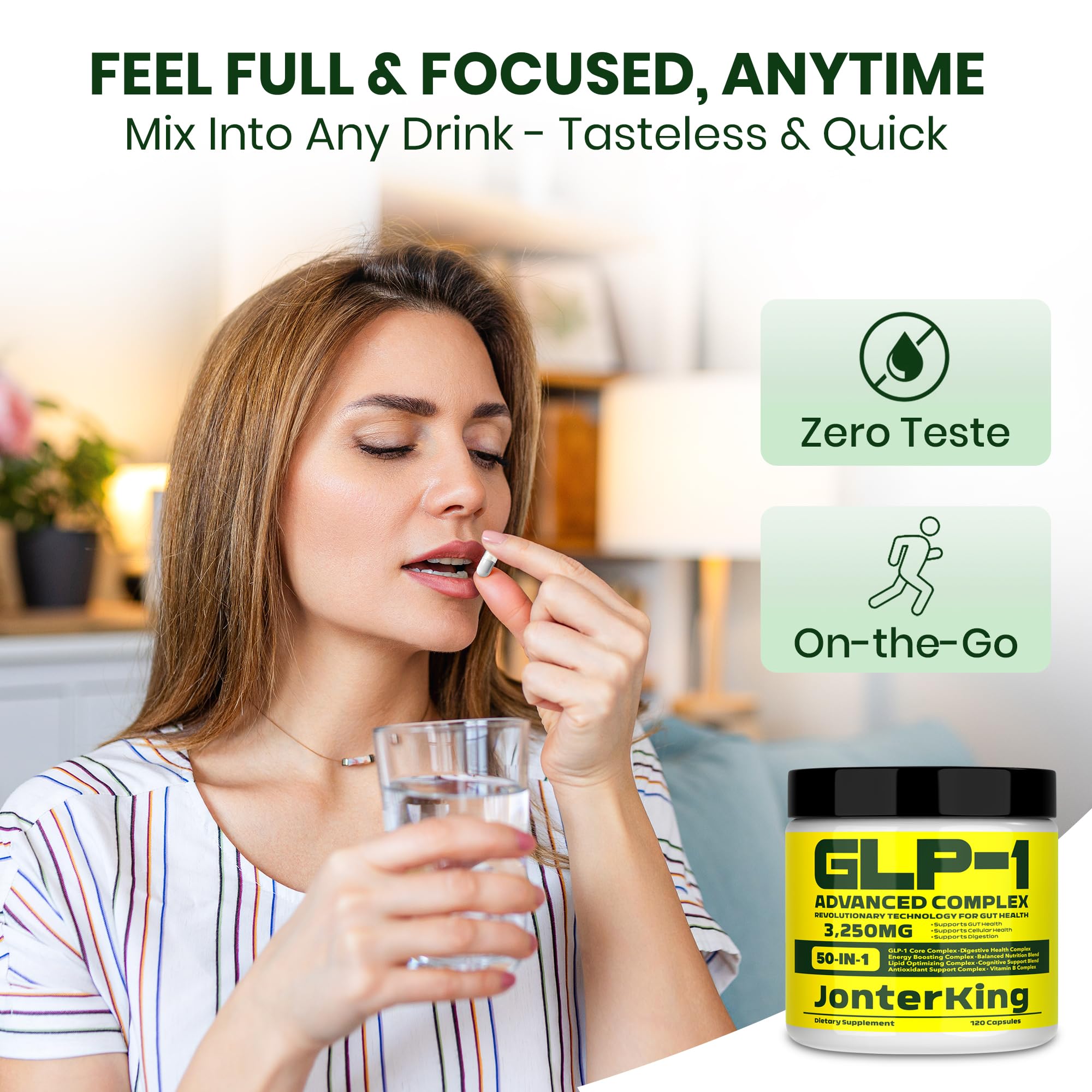 JonterKing label features Garcinia Cambogia, Curcumin, and Cinnamon references