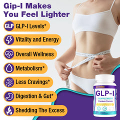 Jorrwatee GLP-l capsules closeup for convenient daily digestion support