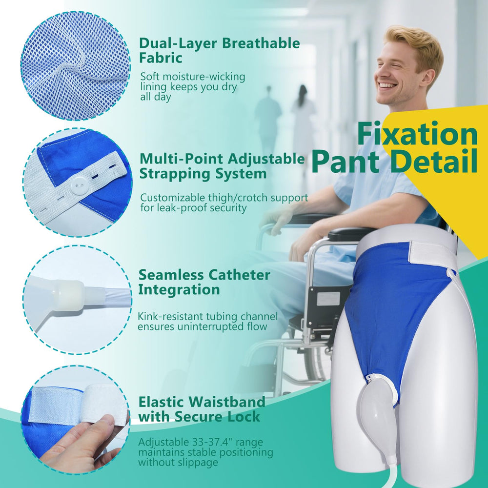 JORVONR adjustable cotton fixing pants ensuring secure fit during long wear